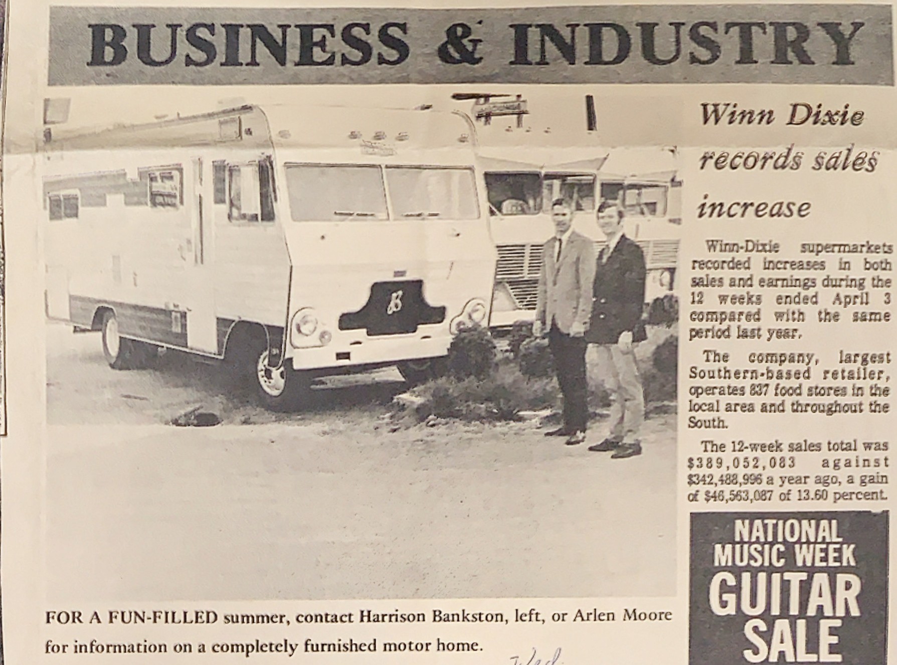 1960s storefront and business scene